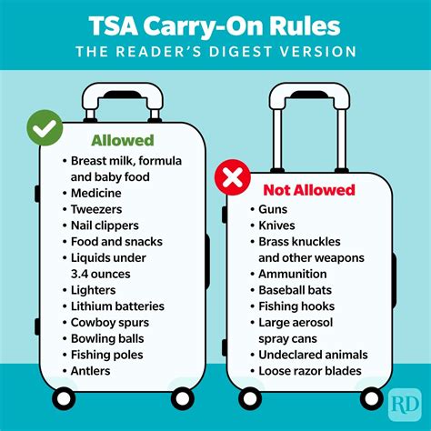 frontier airlines prohibited items